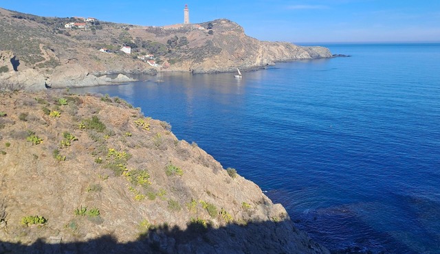 Between sea and mountains: panoramic view
