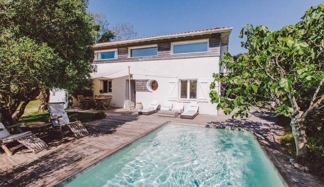 BIARRITZ/ANGLET VILLA beach heated pool calm furnished tourism 4 *