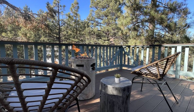 Big Bear Cabin on Forest Edge w/Tesla Charger