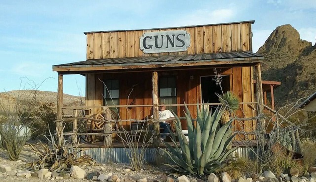 Big Bend Lodging at Ten Bits Ranch | Room #3 (The Gun Shop)