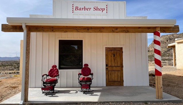 Big Bend Lodging at Ten Bits Ranch | Room #9 (Barber Shop)