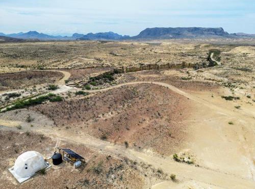 Big Bend Off-Grid Dome - AC, Bath, WiFi
