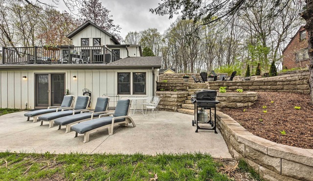 Big Cedar Lake House: Views, 100 Ft to Water!