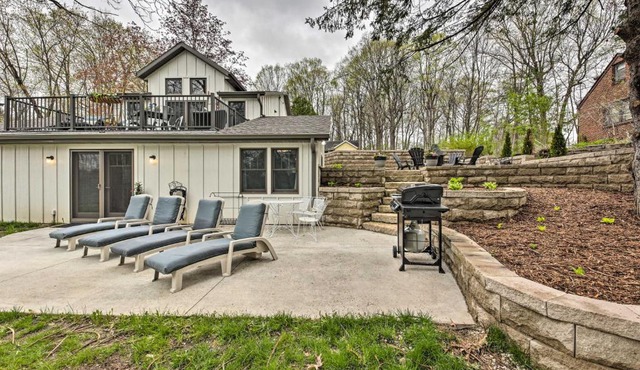 Big Cedar Lake House Views, 100 Ft to Water!
