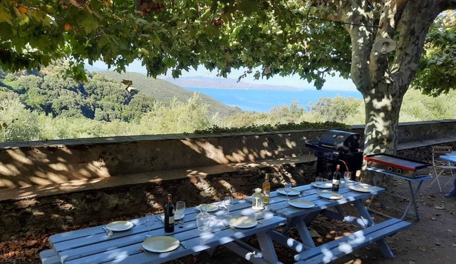 Big Corsican House with great sea view