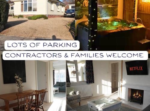 Big Group Bungalow, Sleeps 9, Perfect for Families