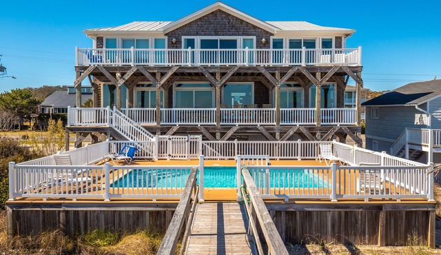 Big Kahuna | Ocean Front, Pool, Elevator, Decks + Beach Access