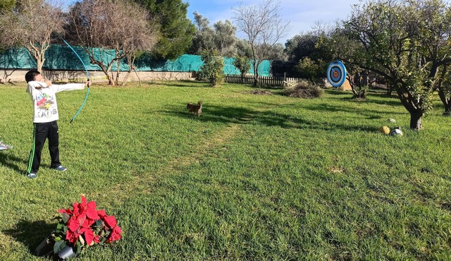 Big lawn villa in City of music, near equestrian center,outdoor fun,orchard
