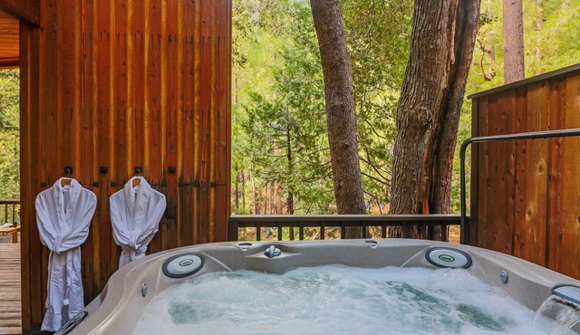 Big Rock Creek Lodge: Mountain Retreat w/Views, Spa, On Creek, Pet Friendly