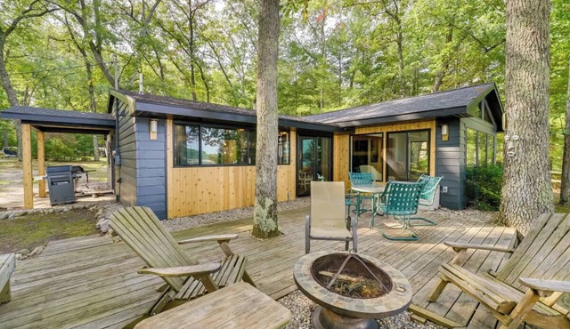 Big Star Lake - Beachfront Lake House with Large Private Beach