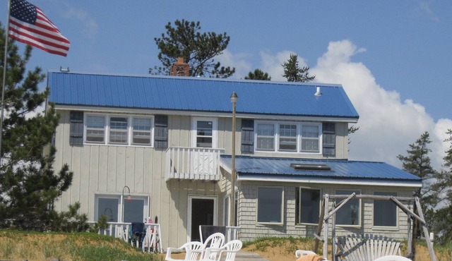 Big Traverse Bay Beach House. Book now for fall!!