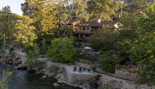 Big View House on Kern River Private Waterfront Retreat Fireplace Dog OK