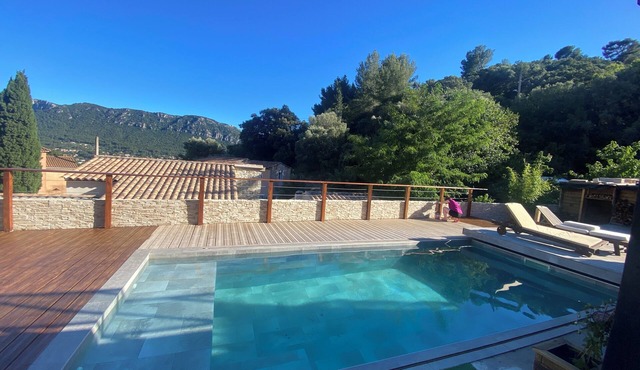 Big Villa with Private Pool & Magnificent view in Village center