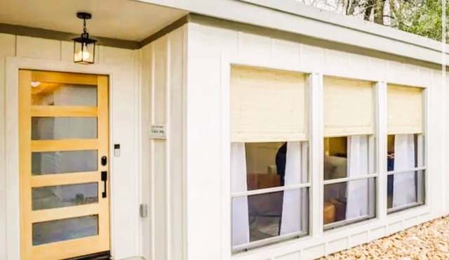 Birdie Bungalow is a charming home on the 13th hole of the golf course.