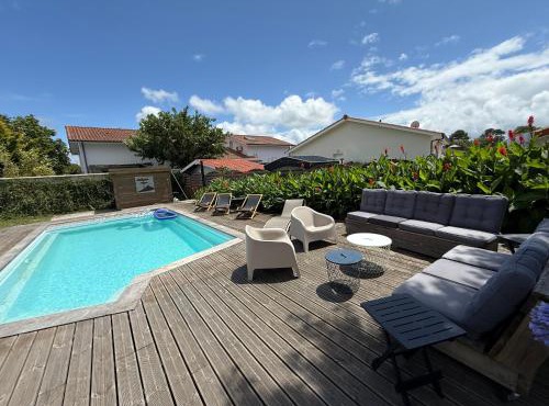 Biscarrosse: Maison 5 chambres avec piscine privée - FR-1-521-258