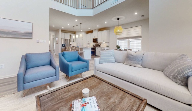 Bishop's Landing new villa with EVC, fireplace, outdoor pool, gym, and tennis