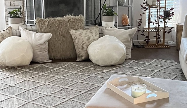 Black, White, and Some Gray Cozy Stay