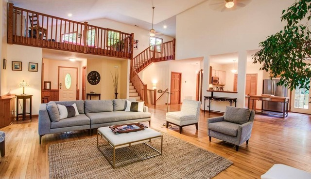 Blackberry Lodge | Near Asheville · Hot Tub · Game Room · Fire Pit