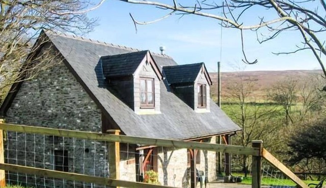 BLAENDYFFRYN FACH, pet friendly, country holiday cottage in Llanllwni