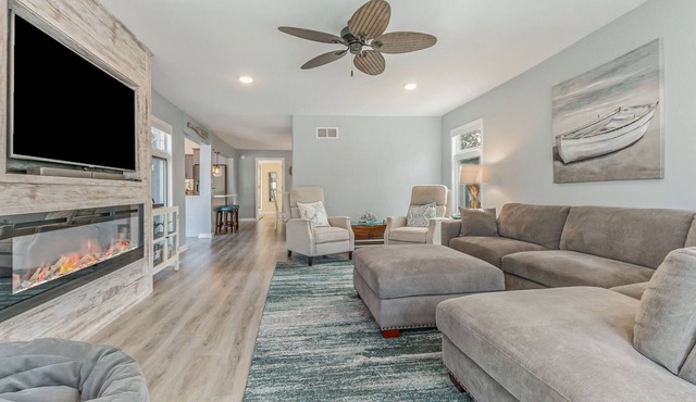 Blue Dune: A Dreamy Beach Cottage On The Muskegon Channel