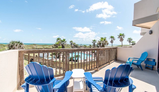 Blue Heat Waves:Beachfront Oasis Resort Pools, Ocean Views