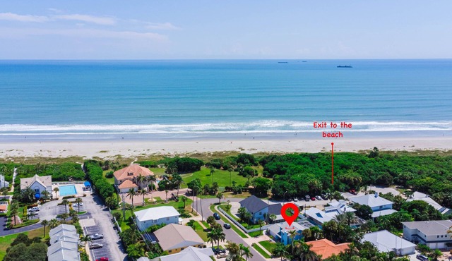 Blue House at the Beach
