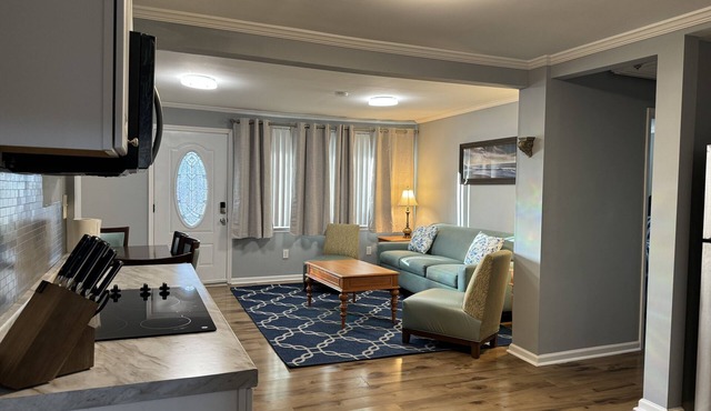 Blue House on the Creek