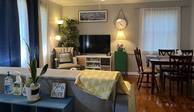 Blue House on the Hill close to it all