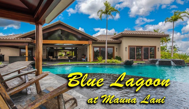 Blue Lagoon - 7 bdr estate with large heated lagoon pool/spa - Mauna Lani resort