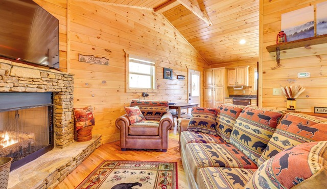 Blue Ridge Mountain Cabin Rental w/Fire Pit!