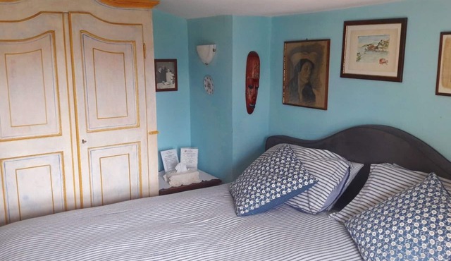 Blue room at Villa Mirano Bed and BreakFast Piossasco - Turin - Piedmont