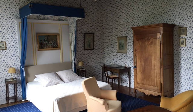 Blue room Le Château d'Asnières en Bessin - Omaha Beach