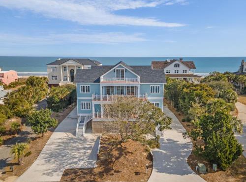 Blue Southern Charm home