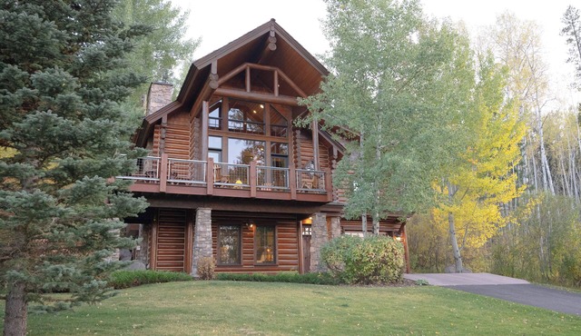 Blue Winged Olive Log Cabin Magnificence in Victor, ID w/A/C, Borders Forest