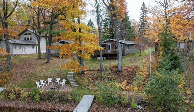 Bluegill Bungalow- Cute Cabin on the Shores of Whitefish Lake near Stone Lake.