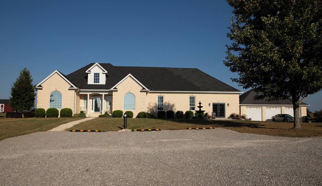 Bluegrass Vineyard B&B, nestled next to the vineyard and winery