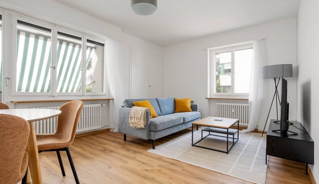 Blueground | Basel-Iselin, balcony, nr Rhine