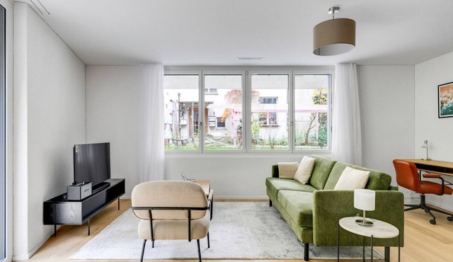 Blueground | Enge, terrace, nr Lake Zurich