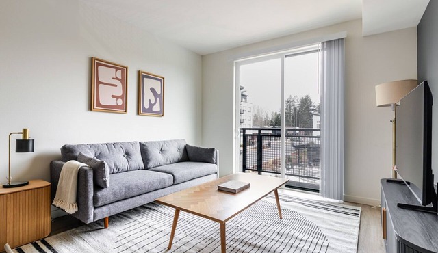 Blueground | Federal Way, AC, gym & bbq, nr parks