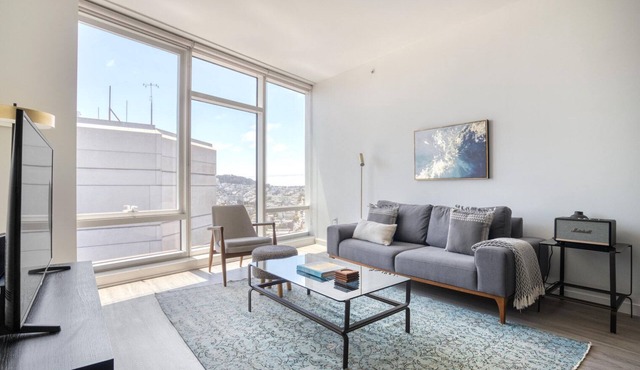 Blueground | SoMa, pool, nr Civic Center