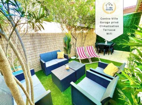 BnGo I Maison Terracotta I Jardin, Garage, 3 chambres, 9 personnes