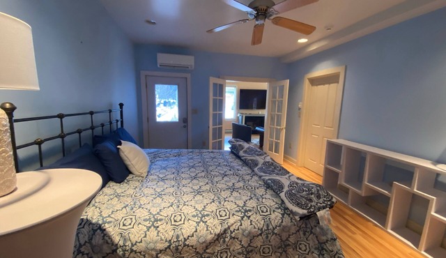 Boalsburg Village King Suite- living room and bedroom- minutes from PSU.