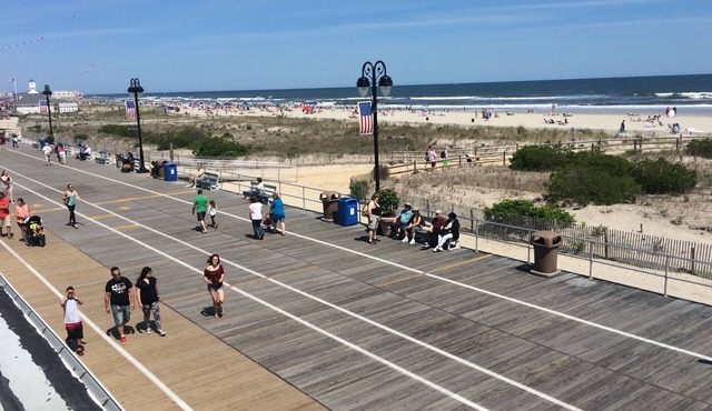 Boardwalk gem. Enjoy your private deck and watch the ocean.