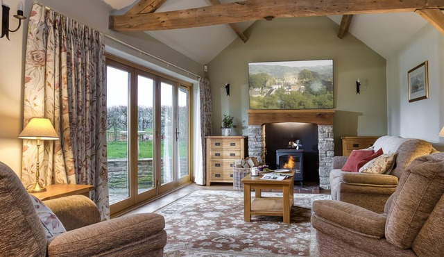 Boasting spectacular views across open countryside, Long Barn is perfect for couples who wish to esc