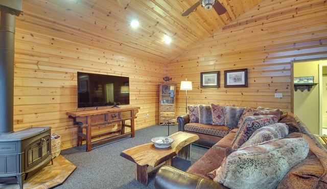 Boat Dock & Deck: Waterfront Cabin on Grand Lake