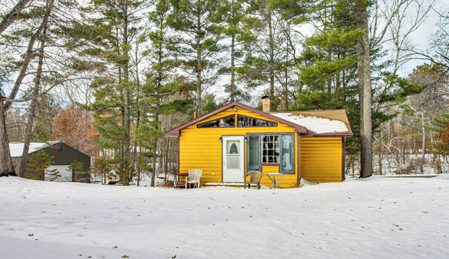 Boat Dock & Fire Pit: Waterfront Home in Crosslake