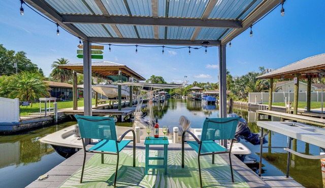 Boat Dock & Kayaks: Canalfront Home in Homosassa