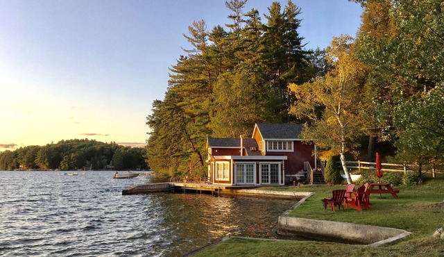 Boat House Cottage On Great East Lake.