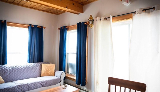 Boat house on the sea.