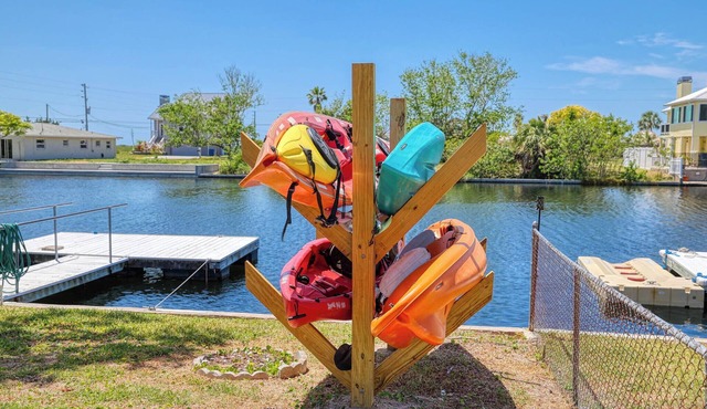 Boat, Kayak & Relax: Stunning Waterfront Home w/Sunsets and Direct Gulf Access